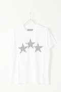 {SOLD} AMIRI アミリ BANDANA STARS TEE {-BAS}  :MJGT007-WHT 
