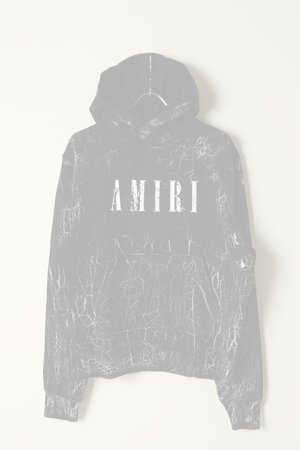 画像1:   AMIRI アミリ CRACKED DYE CORE LOGO HOODIE {-BCS}  :MJL024-001 