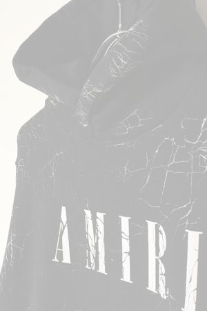 画像3:   AMIRI アミリ CRACKED DYE CORE LOGO HOODIE {-BCS}  :MJL024-001 