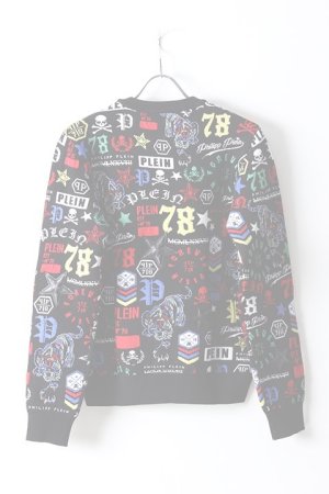 画像2:   PHILIPP PLEIN HOMME フィリッププレインオム Pullover Round Neck "Tiny"{-}