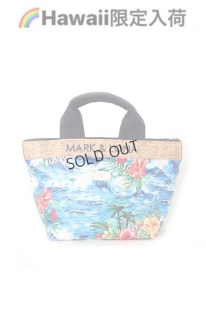 画像1: {SOLD}【ハワイ限定】MARK & LONA｜マークアンドロナ Dive"N"Arrive Baby Tote{ML-18W-ZY90HW-SAX-AIA}