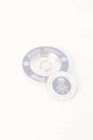 画像3:  {SOLD} 【ハワイ限定】MARK & LONA｜マークアンドロナ METAL CASINO-STYLE BALL MARKER{MLS-9B-SZ80HWI-NVY/SIL-AIA}
