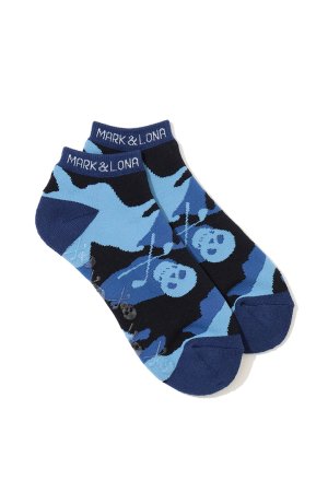 画像1: MARK & LONA マークアンドロナ Gauge Camo Sneaker Socks | MEN{-BFA}