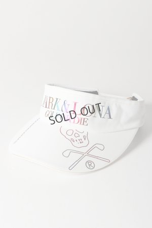 画像1: {SOLD}MARK & LONA マークアンドロナ Flowline Wide Brim Visor | WOMEN{-BES}