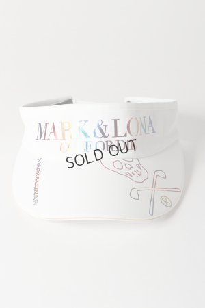 画像2: {SOLD}MARK & LONA マークアンドロナ Flowline Wide Brim Visor | WOMEN{-BES}