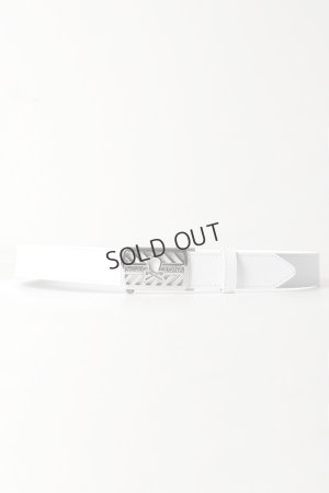 画像1: {SOLD}MARK & LONA マークアンドロナ Hollow Skull Adjust Leather Belt | MEN and WOMEN{-BEA}