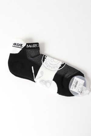 画像2: MARK & LONA マークアンドロナ Mirror Skull Ankle Socks | MEN{-BEA}