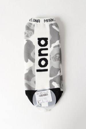 画像2:  【木村拓哉さん着用】 MARK & LONA マークアンドロナ Gauge Camo Ankle Socks | MEN{-BEA}