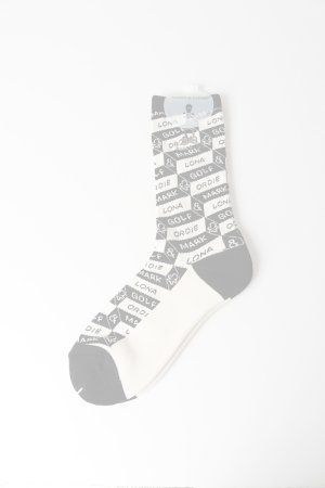 画像1:  {SOLD}  【木村拓哉さん着用】 MARK & LONA マークアンドロナ Depeche Color Block Crew Socks | MEN{-BEA}