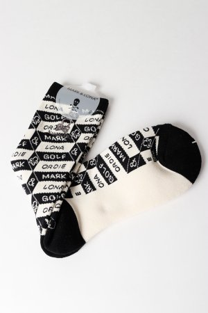 画像5:  【木村拓哉さん着用】 MARK & LONA マークアンドロナ Depeche Color Block Crew Socks | MEN{-BEA}