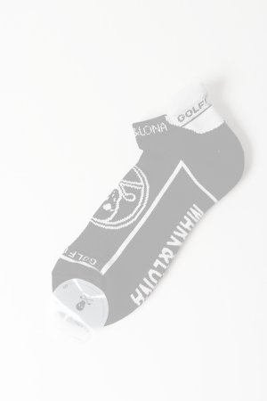 画像1:   MARK & LONA マークアンドロナ Round Skull Athletic Low Socks | MEN{-BFS}