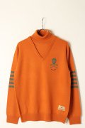 【 10%OFF セール｜68,200円→61,380円】 MARK & LONA マークアンドロナ Sedecim Cashmere Layerd Neck Sweater | MEN{-BBA}