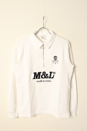 画像1: 【 10%OFF セール｜36,300円→32,670円】 MARK & LONA マークアンドロナ Escalade Zip Fleece Polo | MEN{-BCA}