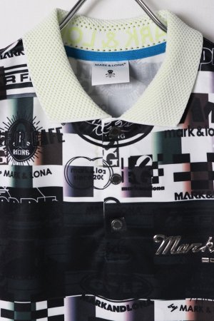 画像2: MARK & LONA マークアンドロナ Momentum Grid Polo | MEN{-BES}