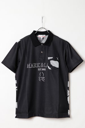 画像1: MARK & LONA マークアンドロナ Gauge Camouflage Jacquard Polo | MEN{-BFS}