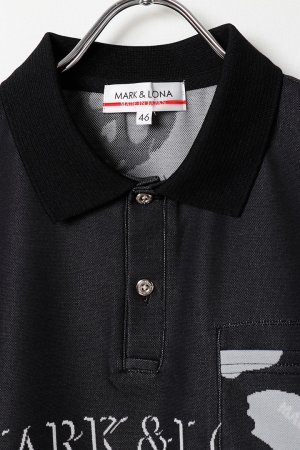 画像2: MARK & LONA マークアンドロナ Gauge Camouflage Jacquard Polo | MEN{-BFS}