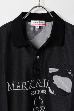 画像4: MARK & LONA マークアンドロナ Gauge Camouflage Jacquard Polo | MEN{-BFS}