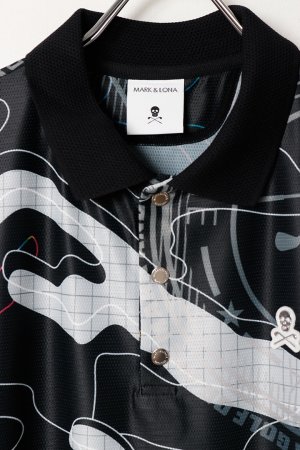 画像2: MARK & LONA マークアンドロナ Axon Camo Mesh Performance Polo | MEN{-BFS}