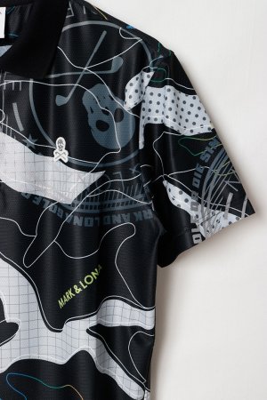 画像4: MARK & LONA マークアンドロナ Axon Camo Mesh Performance Polo | MEN{-BFS}