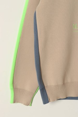 画像3: 【 30%OFF セール50,600円→35,420円】 MARK & LONA マークアンドロナ T.T.G.  I Crew Sweater 【MEN】{MLM-2A-AB01-BEG-BBS}