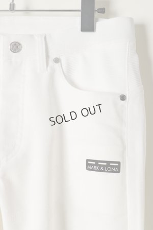 画像2: {SOLD}MARK & LONA マークアンドロナ Ruler High Stretch Pants | MEN{MLM-2A-AT02-WHT-BBS}