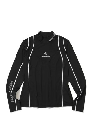 画像1: MARK & LONA マークアンドロナ Contour Mesh L/S Top | WOMEN{-BFA}