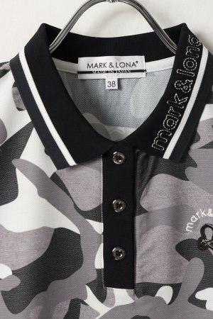 画像2: MARK & LONA マークアンドロナ Gauge Camo Hybrid Polo | WOMEN{-BEA}