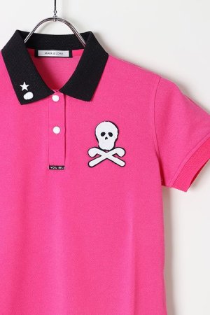 画像2: 【 40%OFF セール25,300円→15,180円】 MARK & LONA マークアンドロナ Dormie ★Studs Polo{MLW-0A-AP07-MGT-BJS}