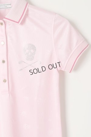 画像3: MARK & LONA マークアンドロナ Marijuana Emboss Polo{MLW-16S-P07-PNK-AFS}