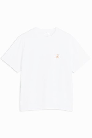 画像1: MAISON KITSUNE メゾンキツネ スピーディ フォックス パッチ コンフォート Tシャツ{-BES}