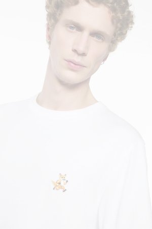 画像4: MAISON KITSUNE メゾンキツネ スピーディ フォックス パッチ コンフォート Tシャツ{-BES}