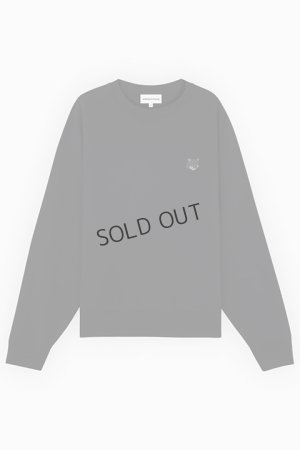 画像1: {SOLD}MAISON KITSUNE メゾンキツネ ボールド フォックスヘッド パッチ オーバーサイズ スウェットシャツ{-BDA}