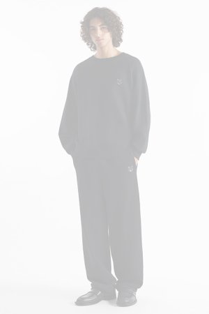 画像3:   MAISON KITSUNE メゾンキツネ ボールド フォックスヘッド パッチ オーバーサイズ スウェットシャツ {-BDA}  :MM00304KM0001P199 