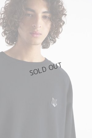 画像5: {SOLD}MAISON KITSUNE メゾンキツネ ボールド フォックスヘッド パッチ オーバーサイズ スウェットシャツ{-BDA}