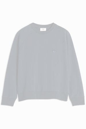 画像1:   MAISON KITSUNE メゾンキツネ ボールド フォックスヘッド パッチ オーバーサイズ スウェットシャツ {-BDA}  :MM00304KM0001P492 