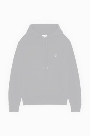 画像1:   MAISON KITSUNE メゾンキツネ ボールド フォックスヘッド パッチ コンフォート フーディ {-BDA}  :MM00713KM0307P199 