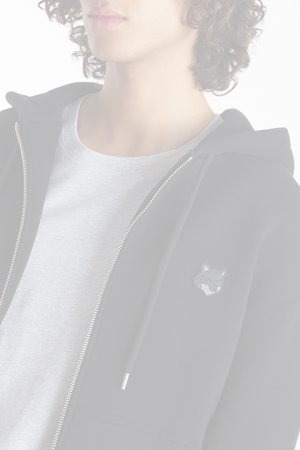 画像5:   MAISON KITSUNE メゾンキツネ ボールド フォックスヘッド パッチ コンフォート ジップ パーカー {-BDA}  :MM00714KM0307P199 