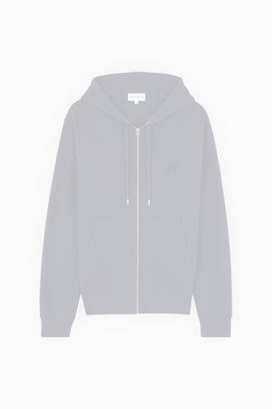 画像1:   MAISON KITSUNE メゾンキツネ ボールド フォックスヘッド パッチ コンフォート ジップ パーカー {-BDA}  :MM00714KM0307P476 