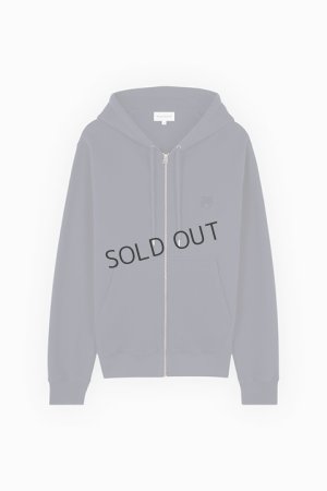 画像1: {SOLD}MAISON KITSUNE メゾンキツネ ボールド フォックスヘッド パッチ コンフォート ジップ パーカー{-BDA}