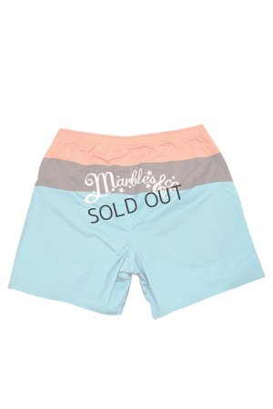 画像2: {SOLD}Marbles マーブルズ NEO-LOGO BEACH SHORTS{-AHS}