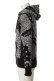 画像3: 【周年記念 24%OFF ｜57,200円→43,472円】 1piu1uguale3 ウノピゥウノウグァーレトレ BLACK BANDANA PATCH SWEAT PARKA{MRB137-CTN018-99-AFS} (3)