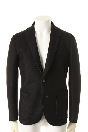 画像2: 【 30%OFF セール74,800円→52,360円】 1piu1uguale3 ウノピゥウノウグァーレトレ WOOL BONDING KNIT by ITALY Lanificio ROMA TPS 2B JKT{MRB161-WOA002-99/95-AFA}