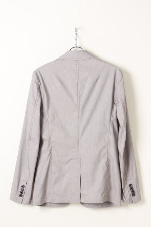 画像2: 【周年記念 24%OFF ｜79,200円→60,192円】 1piu1uguale3 ウノピゥウノウグァーレトレ STRETCH COTTON LINEN SINGLE JKT{MRB308-CTN049-91-AIS}