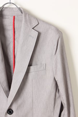 画像3: 【周年記念 24%OFF ｜79,200円→60,192円】 1piu1uguale3 ウノピゥウノウグァーレトレ STRETCH COTTON LINEN SINGLE JKT{MRB308-CTN049-91-AIS}