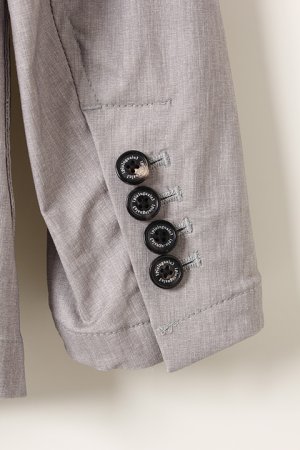 画像5: 【周年記念 24%OFF ｜79,200円→60,192円】 1piu1uguale3 ウノピゥウノウグァーレトレ STRETCH COTTON LINEN SINGLE JKT{MRB308-CTN049-91-AIS}