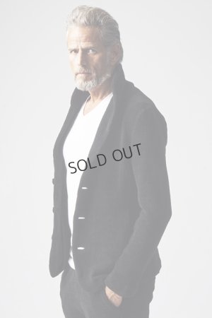 画像2: {SOLD}1piu1uguale3 ウノピゥウノウグァーレトレ SHAWL KNIT JACKET{MRB359-CTR009-99-AHA}