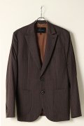 1piu1uguale3 ウノピゥウノウグァーレトレ WASHABLE STRIPE WOOL DANDY JKT{MRB393-WOL094-75-AIA}