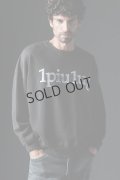{SOLD}1piu1uguale3 ウノピゥウノウグァーレトレ 113 L/S VINTAGE CREW SWEAT{-BES}