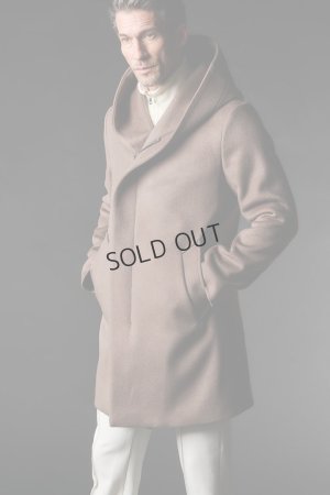 画像1: 1piu1uguale3 ウノピゥウノウグァーレトレ WRAP HOODED COAT{-BEA}