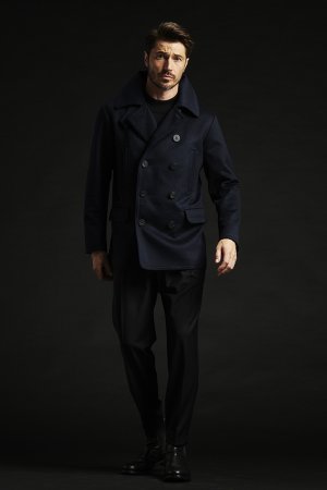 画像1:  ★予約商品★ 1piu1uguale3 ウノピゥウノウグァーレトレ BLACK MILITARY Vol.25 / 13 STAR P-COAT / 10-11月入荷予定